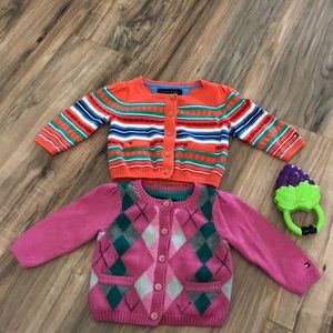 Very cute 3-6m girls holiday sweaters